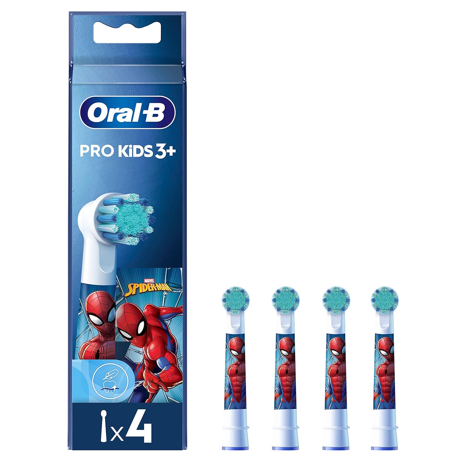 Oral-B Pro Kids Spiderman – Original Ersatzbürstenköpfe für elektrische Zahnbürsten